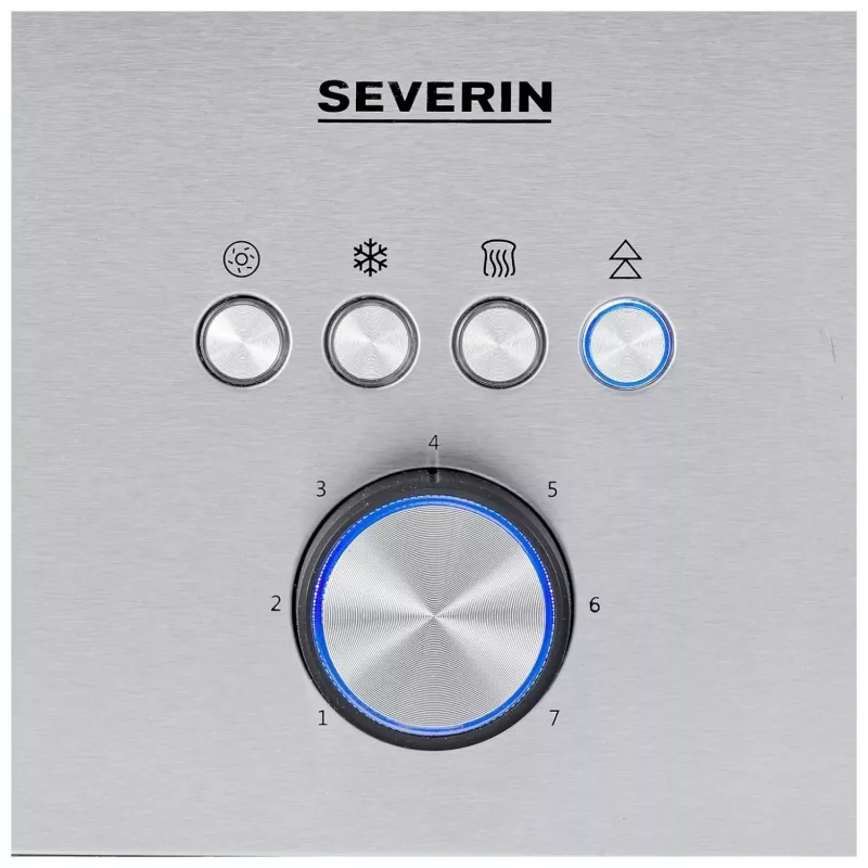 SEVERIN AT 2620 Skrudintuvas 800 W 2 lizdai sidabrinis/juodas