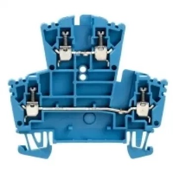 Weidmüller W-Series Feed-Through Terminal Block, Screw Connection, 2,5 mm², 800 V, 24 A, Dark Beige, 2-Level