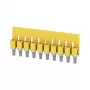 Weidmüller WQV 4/10 Cross-Connector, 10 Poles, 4 mm², Yellow, Polyamide, UL 94 V-0, Pack of 20