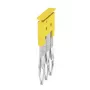 Weidmüller ZQV 2.5/3 Cross-Connector, 3-Pole, Yellow, 60 Pieces