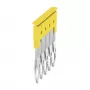 Weidmüller ZQV 2.5/5 Cross-Connector, Yellow, 5 Poles, 24 A, 800 V, 2,5 mm²