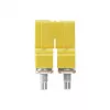 Weidmüller WQV 6/2 Cross-Connector, 2 Poles, 6 mm², Polyamide, Yellow, UL 94 V-0, 50 Pieces