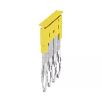 Weidmüller ZQV 2.5/4 Šuoliukas, 4 Poliai, 2,5 mm², Geltonas, 60 Vnt.
