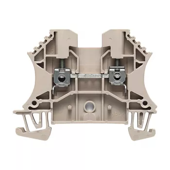 Weidmüller W-Series praėjimo gnybtų blokas 2,5 mm², 24 A, 800 V, smėlio spalvos, varžtinis sujungimas, tvirtinimas ant DIN bėgelio, 100 vnt.