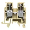 Weidmüller Praeinantis gnybtų blokas, varžtinis sujungimas, 2,5 mm², 800 V, 24 A, tamsiai smėlio spalvos, DIN bėgelis TS 35