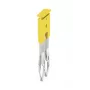 Weidmüller ZQV 2.5/2 Cross-Connector, 2,5 mm², 2 Poles, Yellow, 60 Pieces