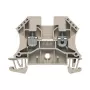 Weidmüller Feed-Through Terminal Block, Screw Connection, 4 mm², 32 A, 800 V, Beige, DIN Rail Mount, 100 pcs