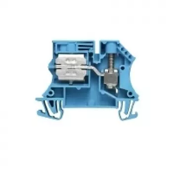 Weidmüller Feed-Through Terminal Block, Screw Connection, 2,5 mm², 500 V, 24 A, Dark Beige, DIN Rail