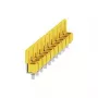 Weidmüller WQV 6/10 Cross-Connector, 2-polių, 8 mm žingsnis, geltonas, poliamidas, 20 vnt.