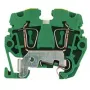 Weidmüller ZPEA 2.5-2 Apsauginis įžeminimo gnybtų blokas 2,5 mm² Žalia/Geltona