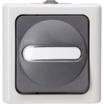 Heinrich Kopp 561456001 Jungiklis mygtukinis 1P Pilka/Balta Termoplastas IP44 78mm