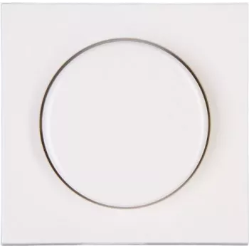 HEINRICH KOPP Dimmer Cover for Push-Button Changeover Dimmer HK07 (IP20, Clamp Fastening) - Pure White