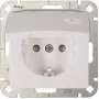 Heinrich Kopp HK05 Schuko lizdas su sustiprinta apsauga nuo prisilietimo, gryna balta (RAL 9010), įmontuojamas, 16A 250V