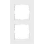 HEINRICH KOPP Cover Frame 2-gang HK07 PURE (157 x 86 x 9,5 mm | IP20 | Clamp Fastening) - Pure White (406929008)