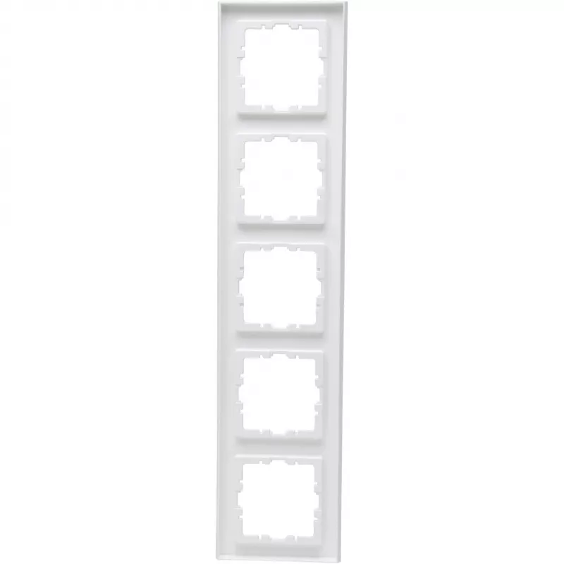 HEINRICH KOPP KOPP Rėmelis 5-vietis HK07 PURE (370,8 x 86 x 9,5 mm | IP20 | Užspaudžiamasis tvirtinimas) - Gryna balta (407229008)