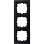Heinrich Kopp HK07 Cover Frame 3-Gang Matte Black
