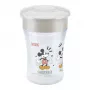 NUK Disney Mickey Mouse Magic Cup 230ml – pilkas gėrimo puodelis iš polipropileno