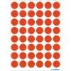 HERMA Round Labels 13 mm Neon Red (240 Labels) - Manual Application