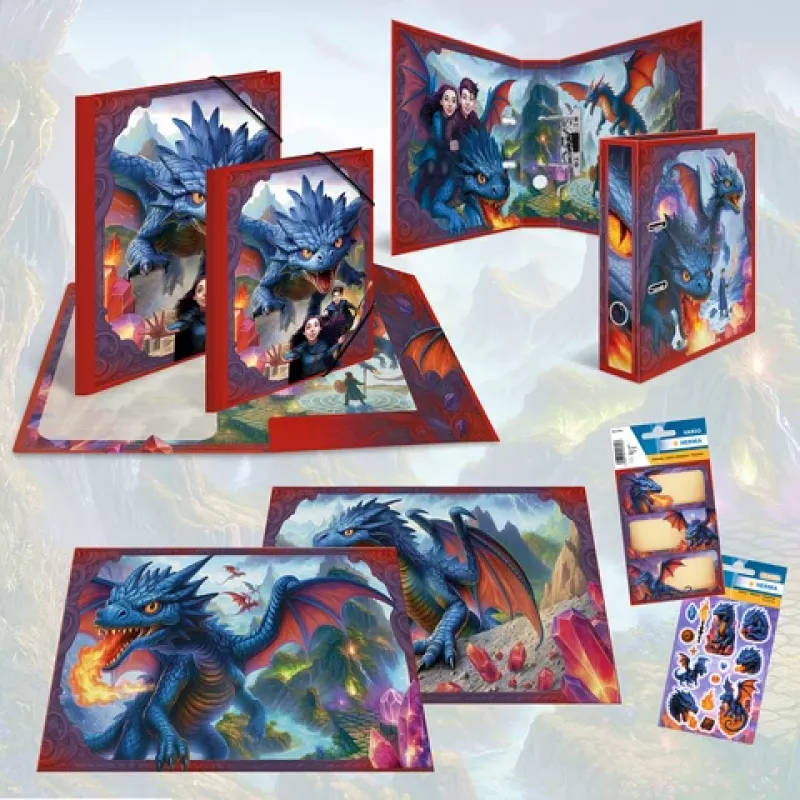 HERMA Sticker MAGIC Dragon Transpuffy (15795)