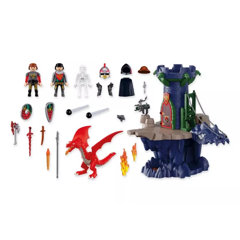 Playmobil Knights 72113 Riterio bokštas su drakonu