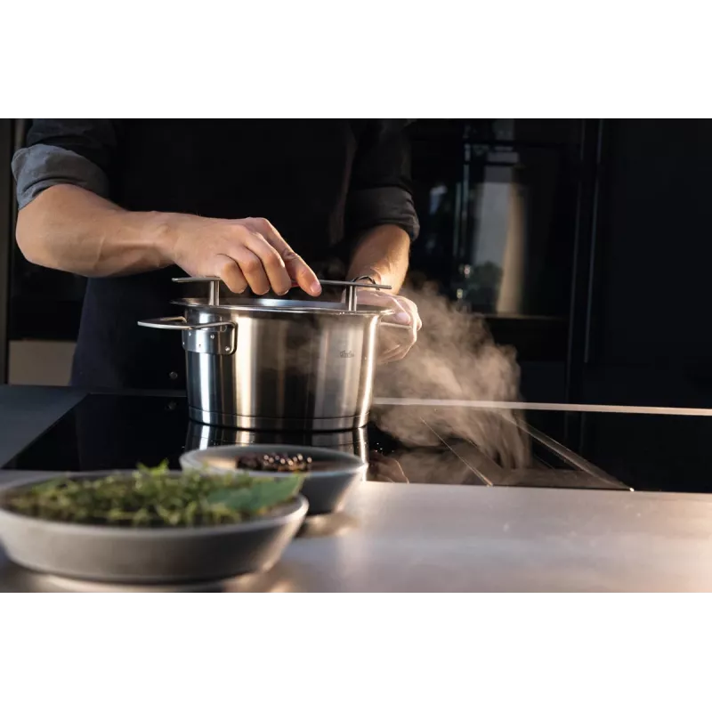 Fissler Phi Collection 4 dalių puodų rinkinys, nerūdijantis plienas, tinka indukcijai