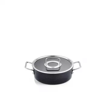 Fissler Adamant CA 24cm Casserole with Glass Lid, 4.2L, Induction Compatible, Non-Stick, Made in Germany
