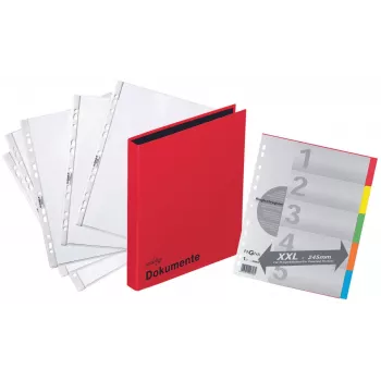 PAGNA Ring Binder 2-Ring Red DIN A4