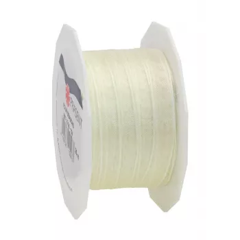 C.E. Pattberg Four Seasons dovanų juostelė Silk Matte Cream 40 mm x 25 m