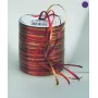 C.E. Pattberg Dovanų juostelė Rafija Blizgi Raudona/Auksinė 3,0 mm x 50,0 m