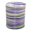 C.E. PATTBERG Rafijos dovanų kaspinas matinis violetinis/žalias/baltas 3.0 mm x 50.0 m