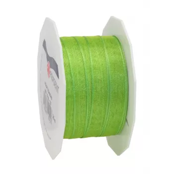 C.E. Pattberg Four Seasons Silk Matte Gift Ribbon Grass Green 10 mm x 25 m