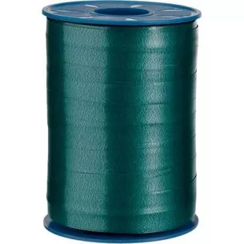 C.E. Pattberg AMERICA dovanų juostelė matinė eglės žalia 10 mm x 250 m