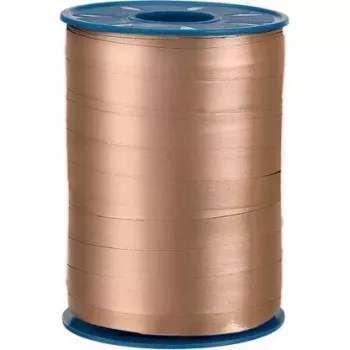 C.E. Pattberg Gift Ribbon MEXICO Single-Sided High-Gloss Coated/Matte Reverse Copper 10 mm x 20 m