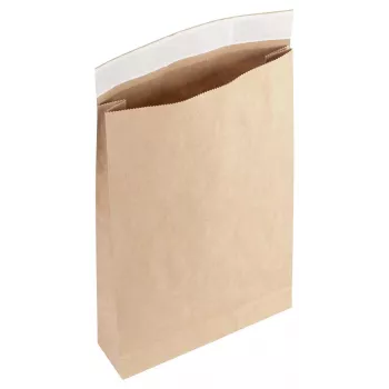 Vereinigte Papierwarenfabriken FLEXIPAK CLASSIC Gusseted Envelope DIN B4 without Window Brown 5,0 cm Gusset 300-Pack
