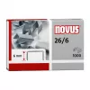 Novus Dahle Novus 26/6 Staple Pack - 6 mm - 1000 Staples - Galvanized Steel - Silver