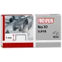 Novus Dahle No.10 SUPER Segtukai - 5 mm kojelės ilgis - Nerūdijantis plienas - 1000 vnt. - Talpa iki 20 lapų