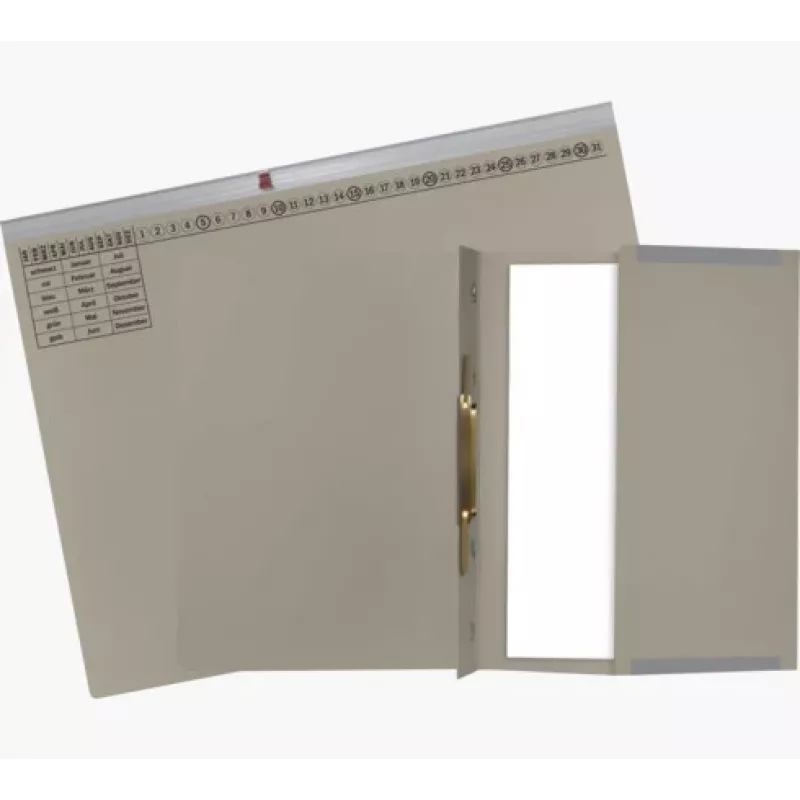 Exacompta 370110B Įprastas bylų aplankas - kartonas - pilka - 320 g/m² - 265 x 316 mm