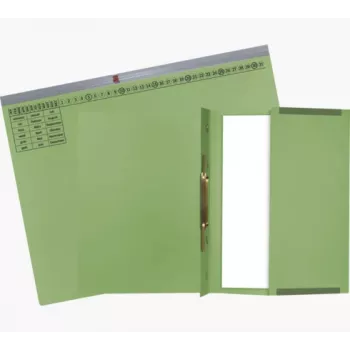 Exacompta 370125B Įprastas bylų aplankas – kartoninis, žalias, 320 g/m², 265 mm x 316 mm