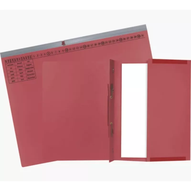 Exacompta 370203B Įprastas bylų aplankas - kartoninis - raudonas - 320 g/m² - 265 x 316 mm - A4