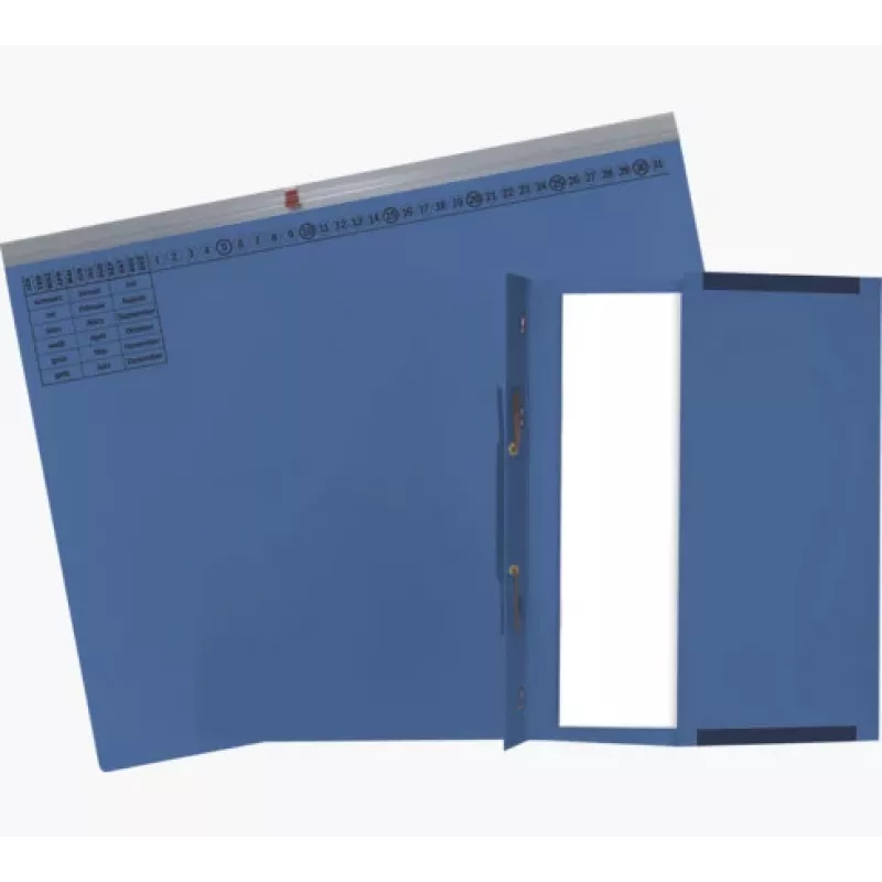Exacompta 370207B Įprastas aplankas – kartoninis, mėlynas, A4