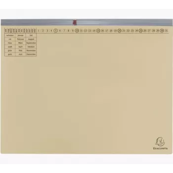 Exacompta 370222B Conventional File Folder - Cardboard - 320 g/m² - 265 x 316 mm - Blue - 1 Piece