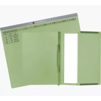 Exacompta 370225B Įprastas bylų aplankas - kartonas - žalia - 320 g/m² - 265 x 316 mm - A4