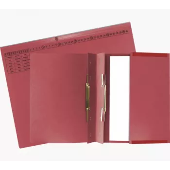 Exacompta 370303B Įprastas dokumentų aplankas – kartonas – raudonas – 320 g/m² – 265 mm – 316 mm