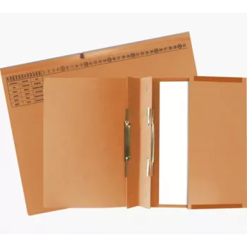 Exacompta 370309B Elastinis aplankas A4 – kartonas 320 g/m² – oranžinė