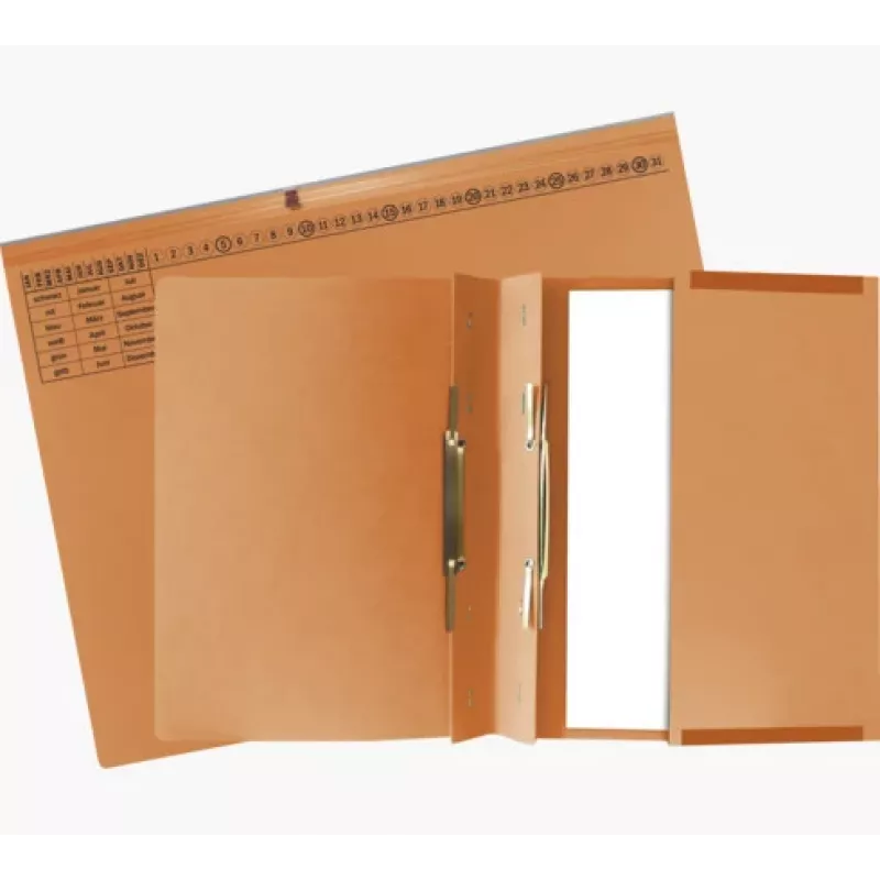 Exacompta 370309B Elastinis aplankas A4 – kartonas 320 g/m² – oranžinė