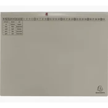 Exacompta 370310B – Įprastas bylų aplankas – kartoninis – pilkas – 320 g/m² – 265 x 316 mm – A4