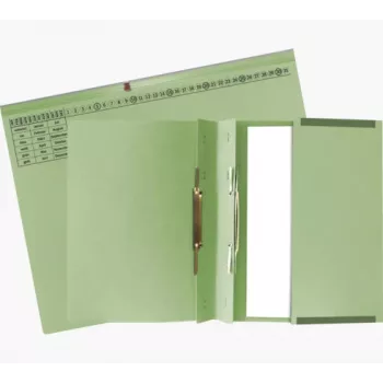 Exacompta 370325B Įprastas aplankas byloms – kartonas, žalias, 320 g/m², 265 x 316 mm