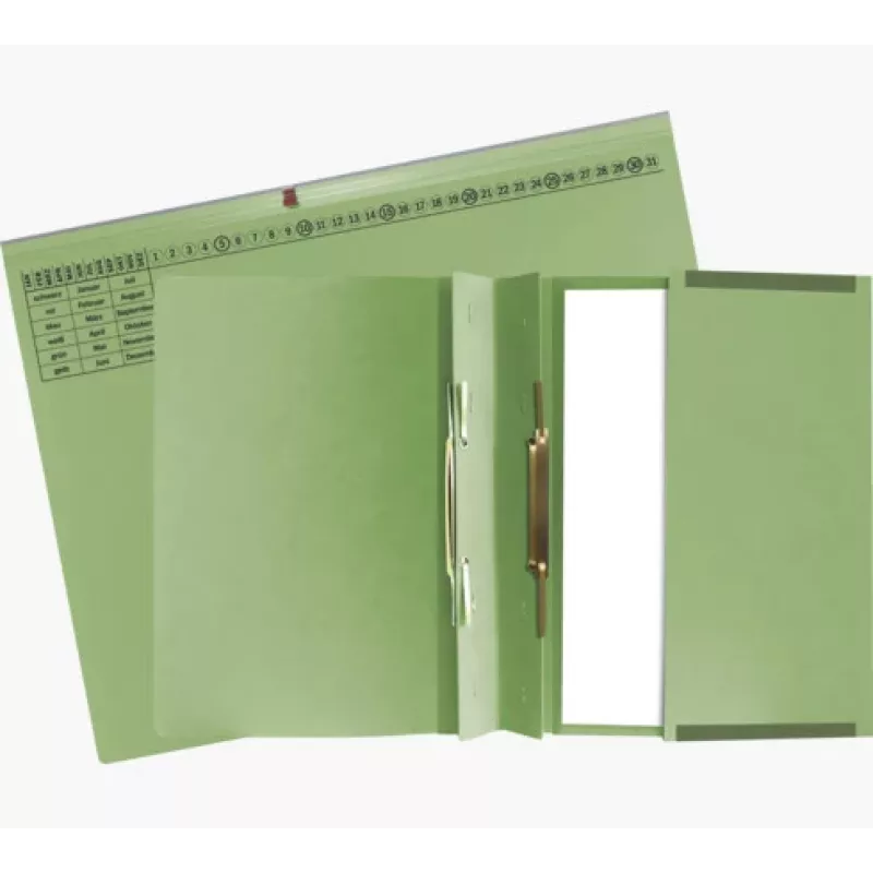 Exacompta 370425B Quick Binder A4 Cardboard Green 320 g/m² Metal Fastener