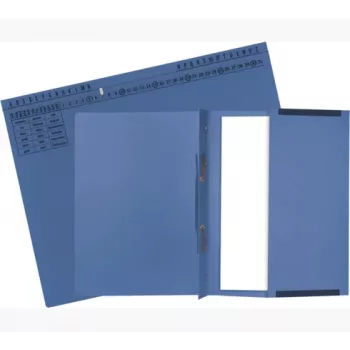 Exacompta 371107B Įprastas bylų segtuvas - kartoninis - mėlynas - 320 g/m² - 265 mm - 316 mm