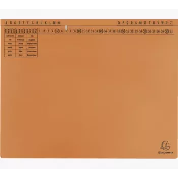 Exacompta 371109B Įprastas dokumentų segtuvas – kartoninis, oranžinis, 320 g/m², 265 x 316 mm